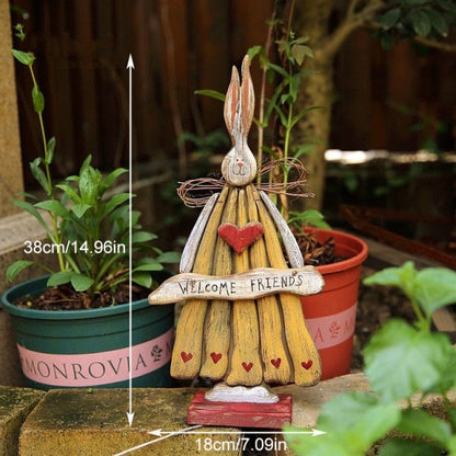 Cute Easter Rabbit Yard Ornament