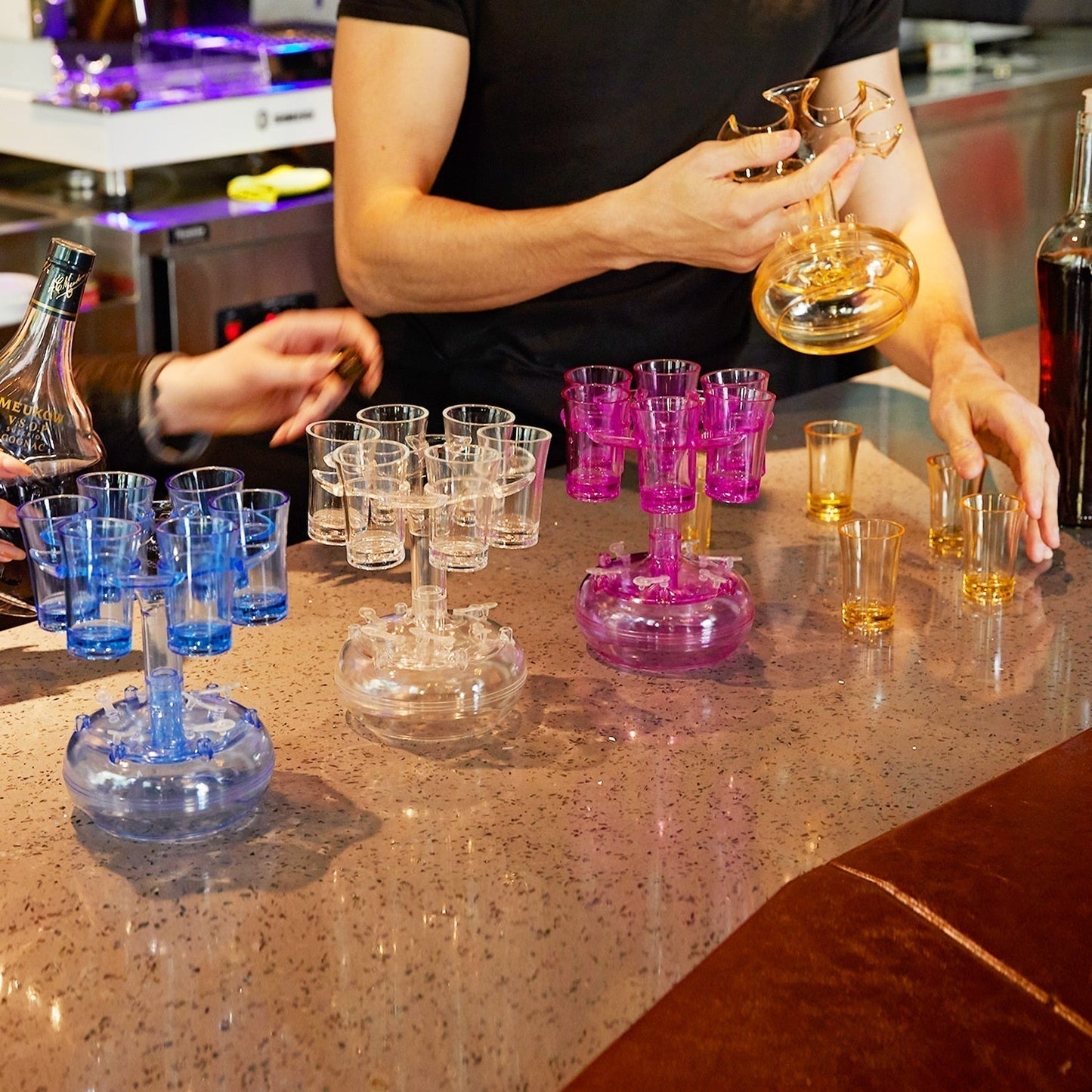 Premium Glass Drink Dispenser Party Bundle - Luxicro