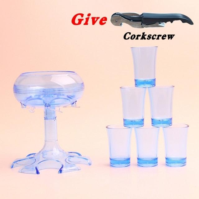 Premium Glass Drink Dispenser Party Bundle