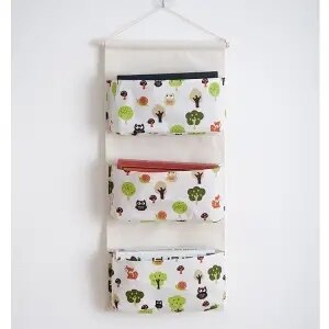 Stylish Wood Wall Shelf Organizer