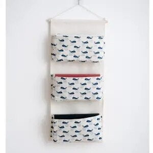 Stylish Wood Wall Shelf Organizer