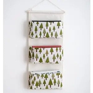 Stylish Wood Wall Shelf Organizer