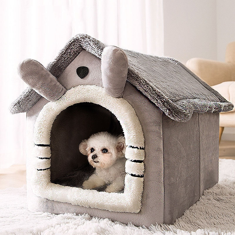 Cozy Plush Dog Fleece Bed - Luxicro
