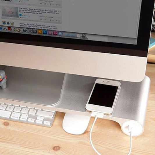 Compact USB Phone Charging Desktop Holder - Luxicro