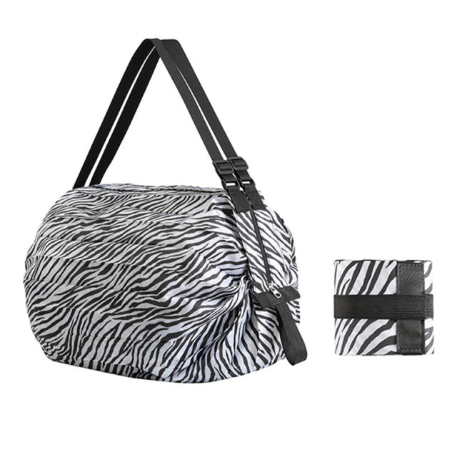 Big Collapsible Shopping Tote Bag - Luxicro