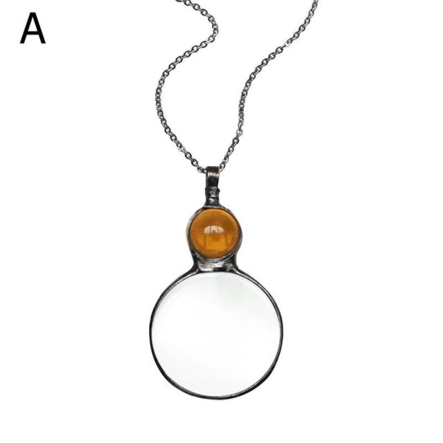 Unique Magnifier Pendant Necklace - Luxicro