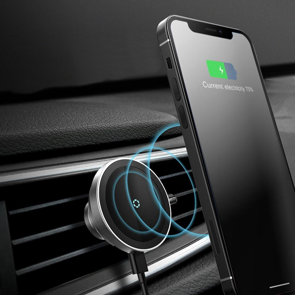 360 Degree Wireless Car Phone Charger Mount - Luxicro