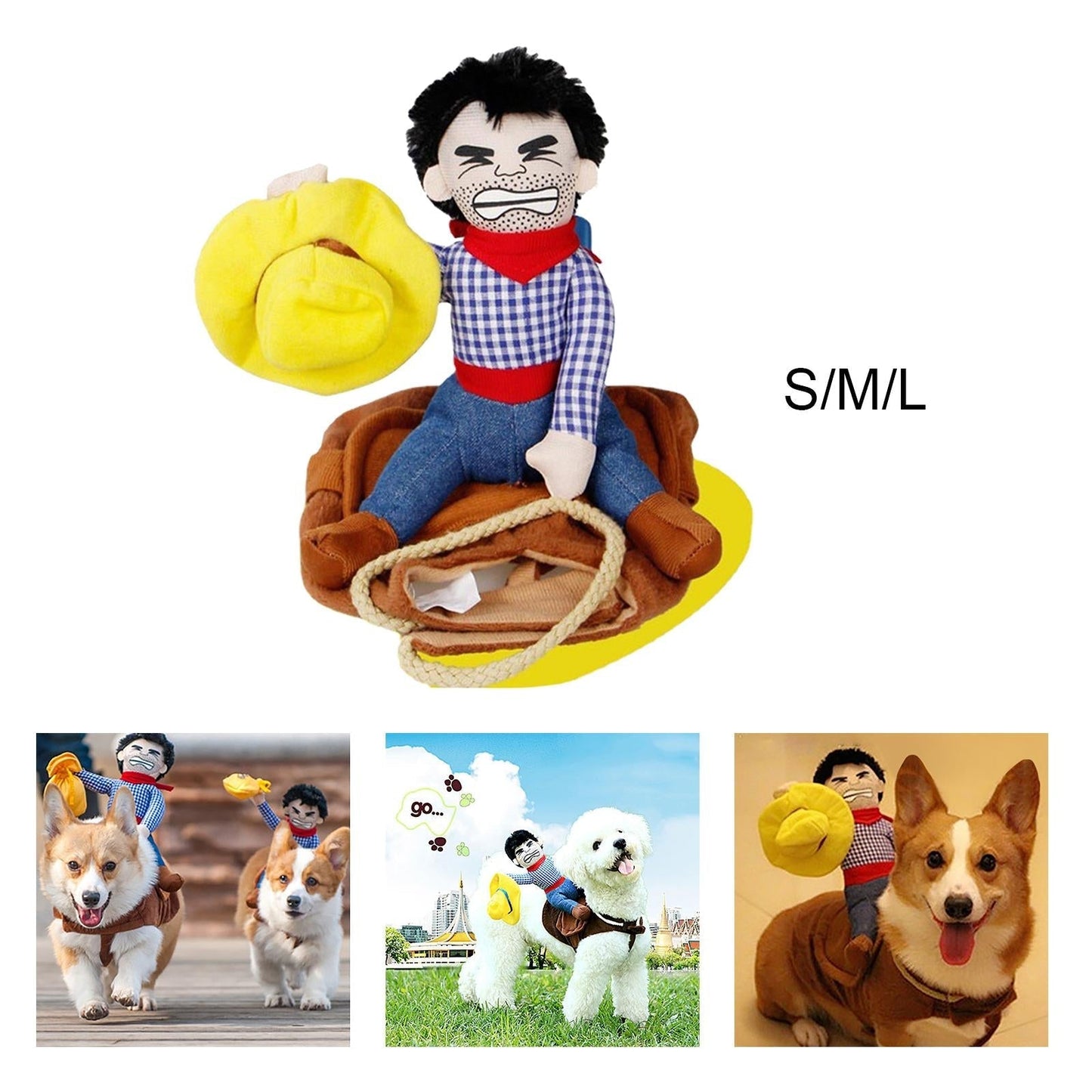 Fun Horse Rider Pet Outfit