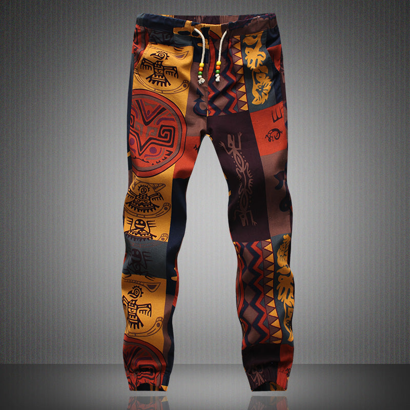 Fashionable Patterned Mens Pants - Luxicro