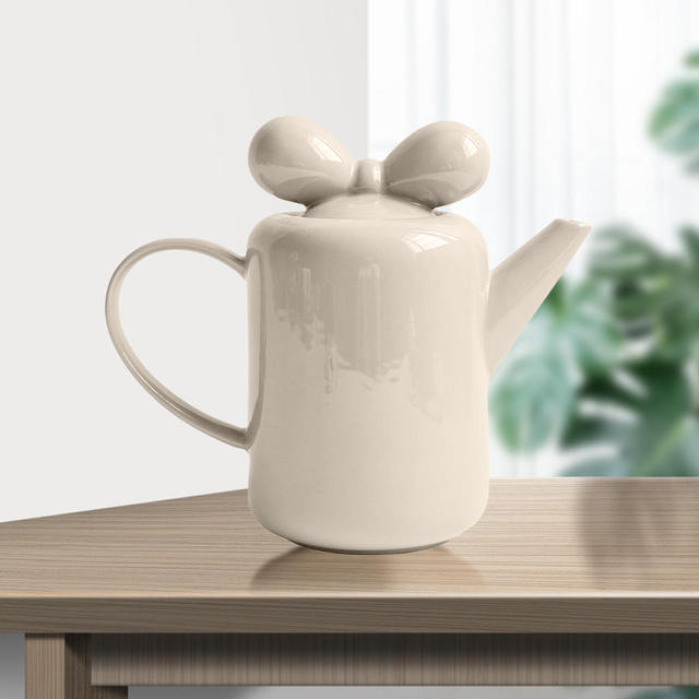 Beautiful Floral Ceramic Tea Infuser Pot