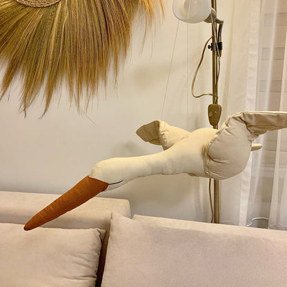 Sweet Nursery Plush White Swan Toy