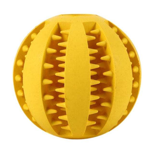 Durable Rubber Dog Chew Ball Toy - Luxicro