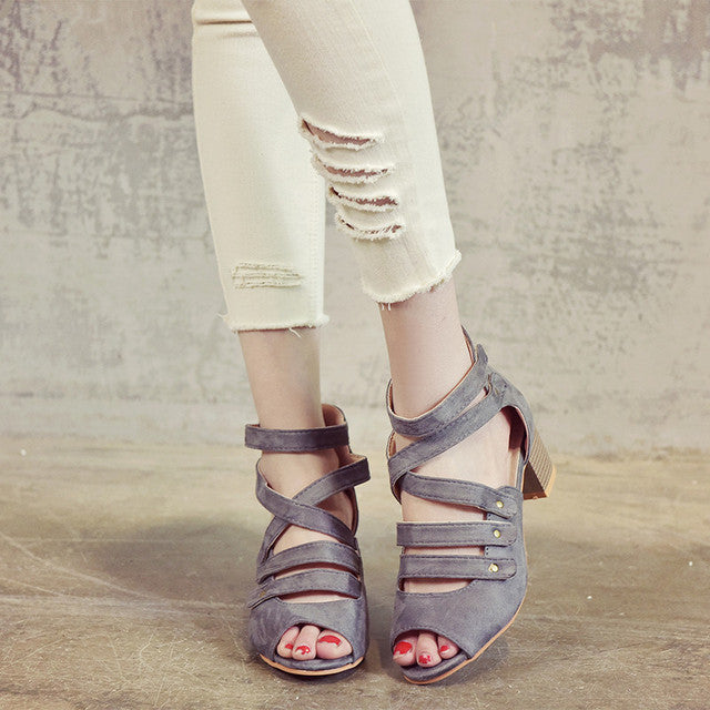Elegant Low Heel Ladies Dress Shoes