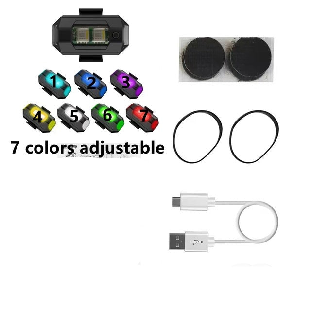 Safety LED Bicycle Warning Flashing Lights