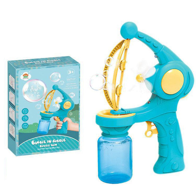 Colorful Automatic Flower Bubble Maker Toy - Luxicro