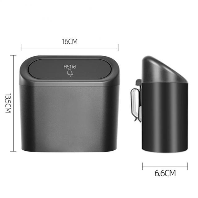 Space Saving Car Door Hanging Trash Can - Luxicro