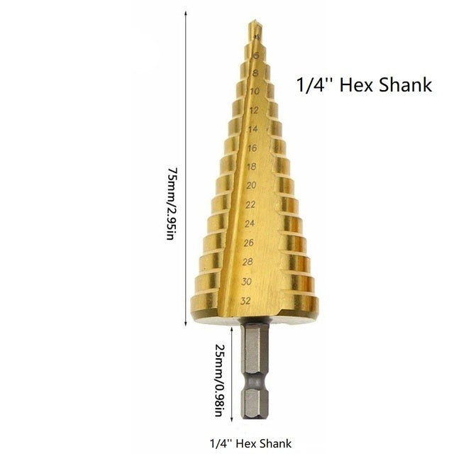 Heavy Duty Steel Drill Bit Kit - Luxicro