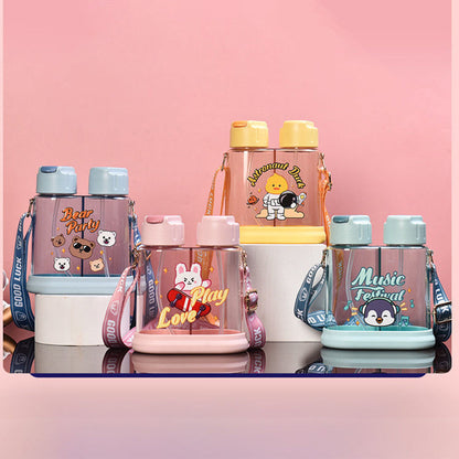 Colorful Double-Walled Kids Water Bottle - Luxicro