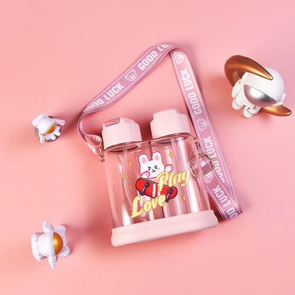 Colorful Double-Walled Kids Water Bottle