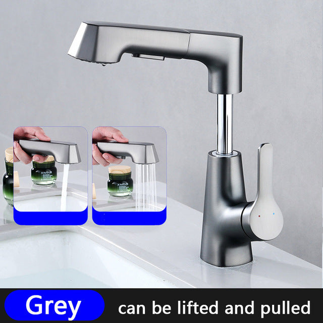 Stylish Bathroom Adjustable Waterfall Sink Faucet - Luxicro