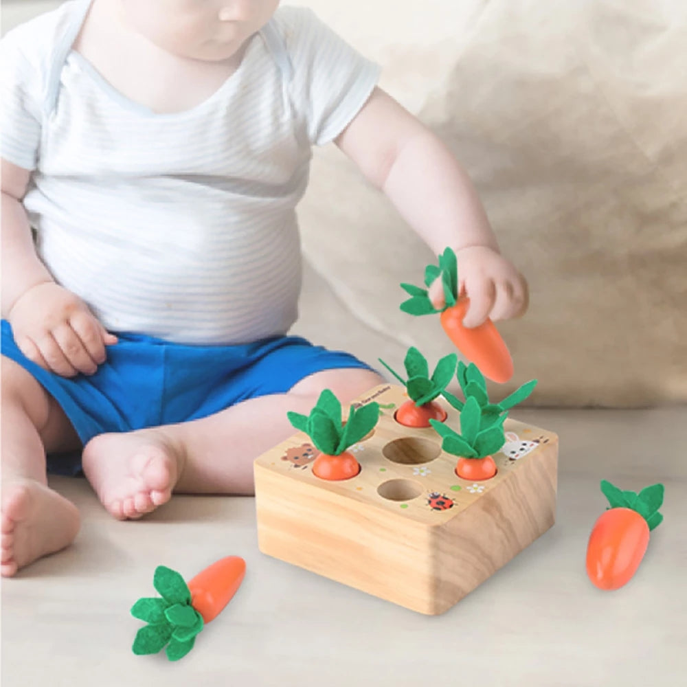 Educational Farm Playset Wooden Toy for Children - Luxicro