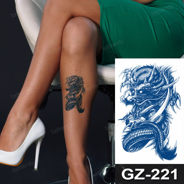 Vibrant Fun Temporary Tribal Tattoos