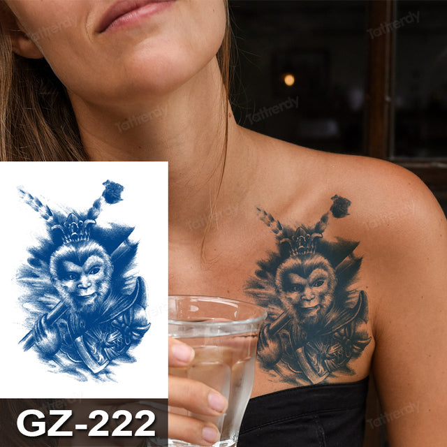 Vibrant Fun Temporary Tribal Tattoos