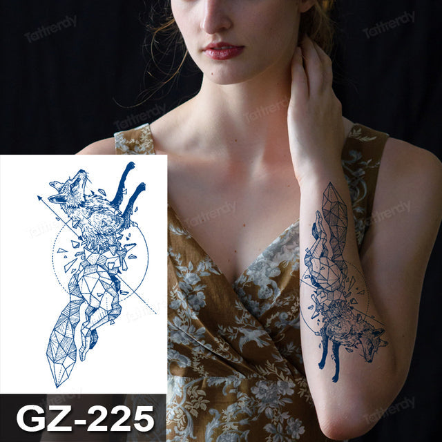 Vibrant Fun Temporary Tribal Tattoos