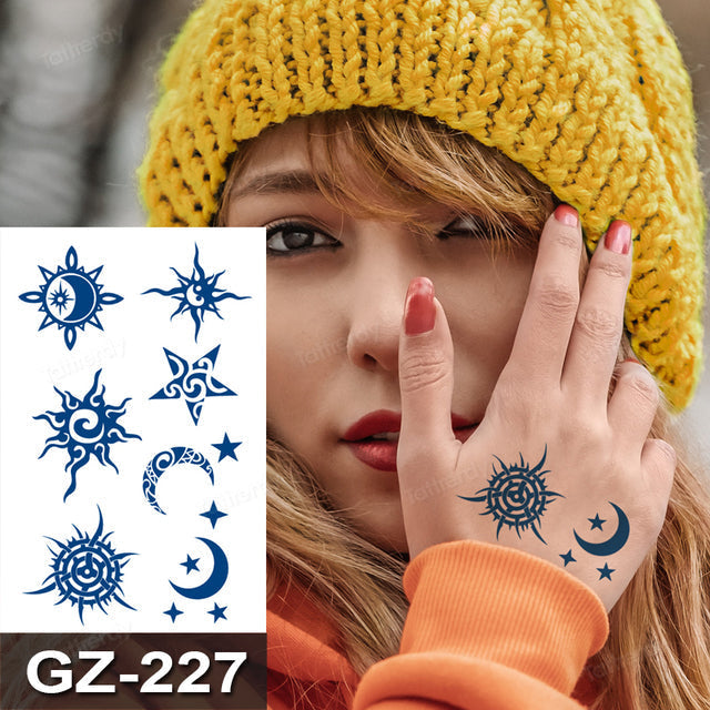 Vibrant Fun Temporary Tribal Tattoos