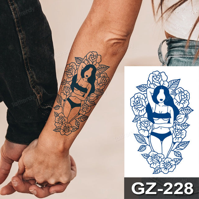 Vibrant Fun Temporary Tribal Tattoos