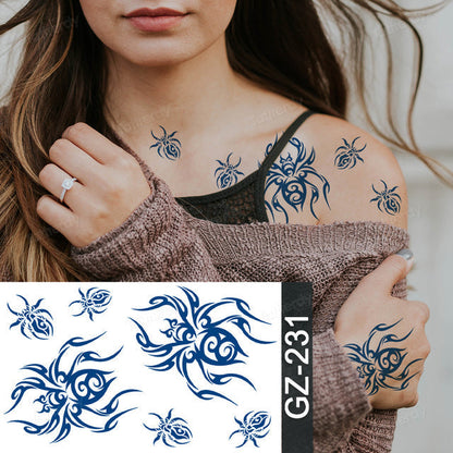 Vibrant Fun Temporary Tribal Tattoos