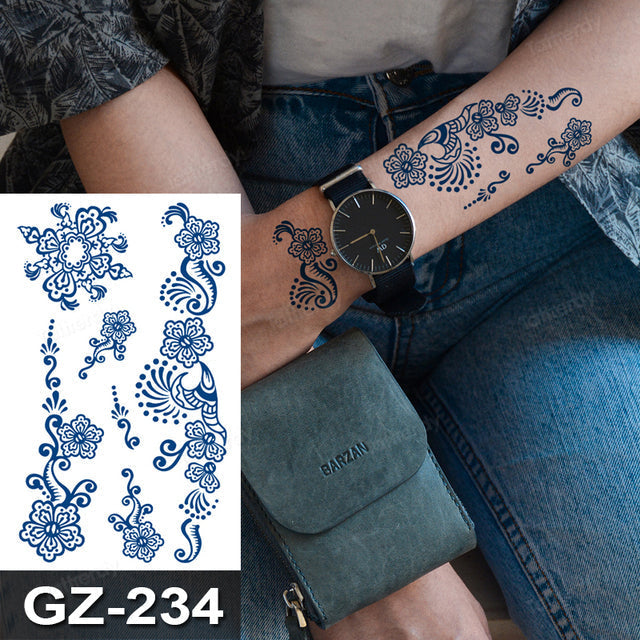 Vibrant Fun Temporary Tribal Tattoos