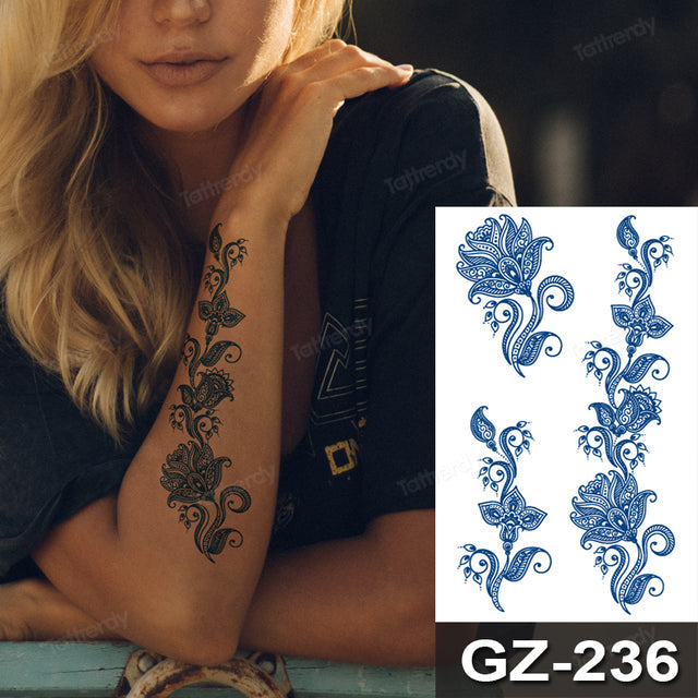 Vibrant Fun Temporary Tribal Tattoos