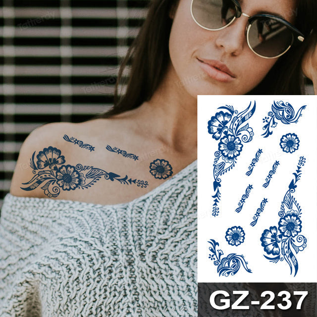 Vibrant Fun Temporary Tribal Tattoos - Luxicro