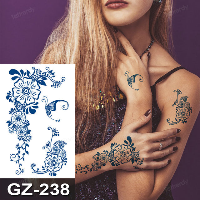 Vibrant Fun Temporary Tribal Tattoos