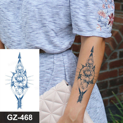 Beautiful Floral Temporary Tattoo Sleeve