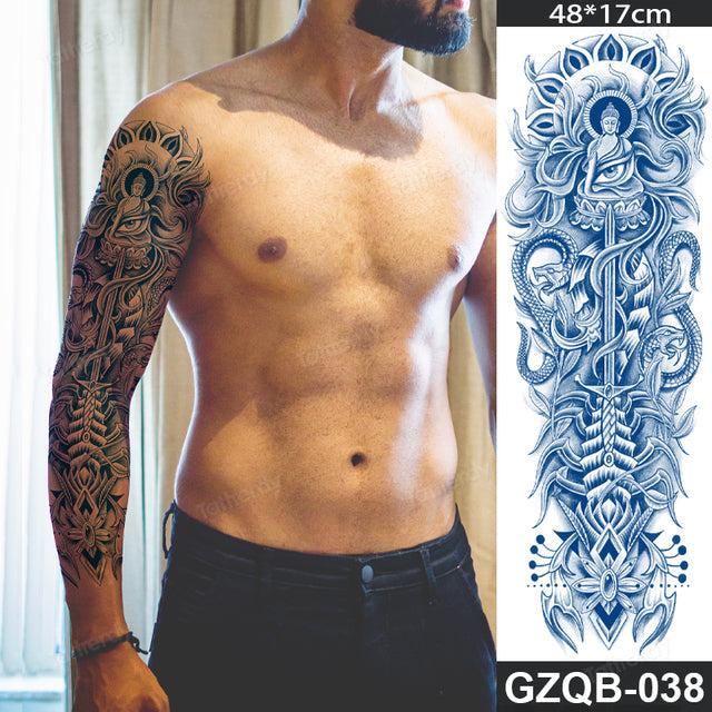Motivational Quote Arm Temporary Tattoo