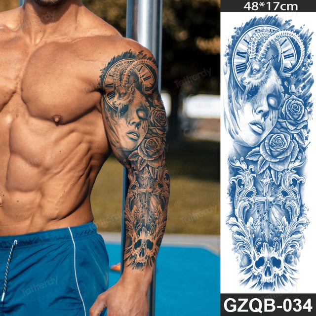 Motivational Quote Arm Temporary Tattoo