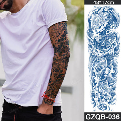 Motivational Quote Arm Temporary Tattoo