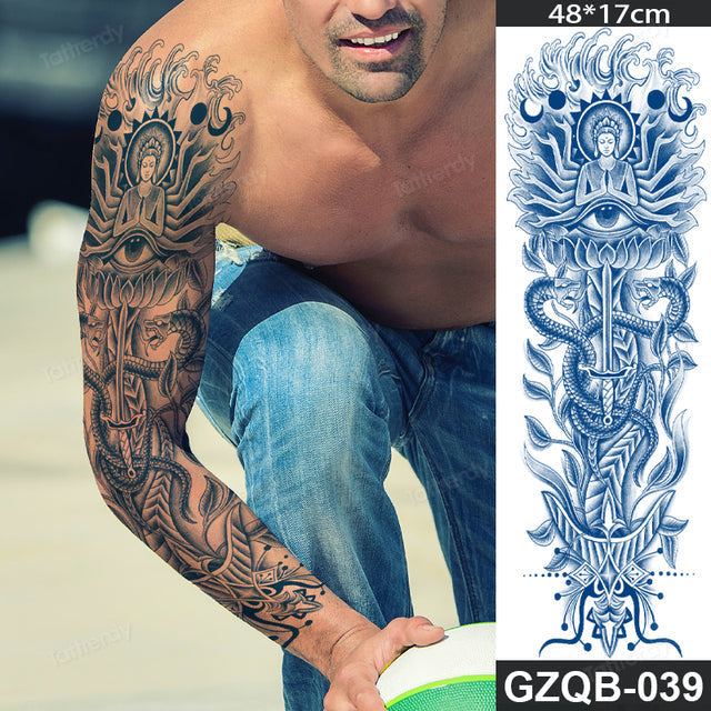 Motivational Quote Arm Temporary Tattoo