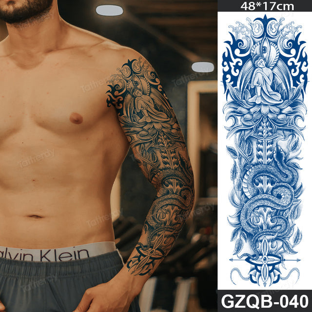 Motivational Quote Arm Temporary Tattoo