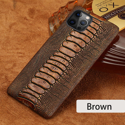 Luxury Genuine Leather iPhone Phone Cases