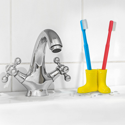 Compact Travel Boot Toothbrush Container