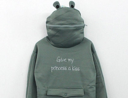 Oriental Style Frog Hoodie Sweatshirt