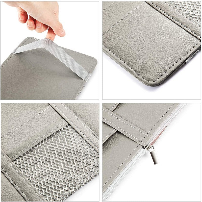 Premium Car Sun Visor Storage Pocket