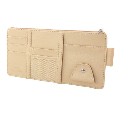 Premium Car Sun Visor Storage Pocket - Luxicro