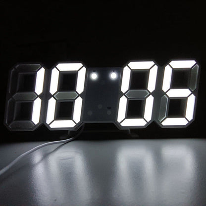 Modern Large LED Wall Clock Display