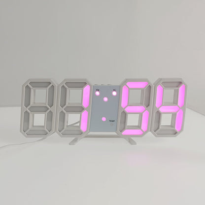 Modern Large LED Wall Clock Display