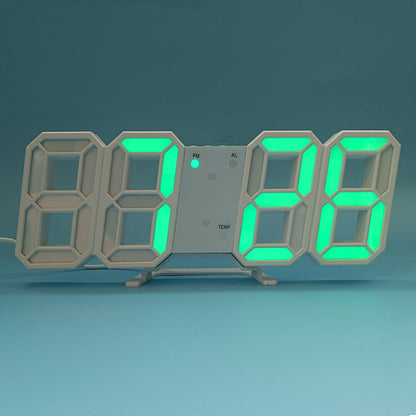 Modern Large LED Wall Clock Display