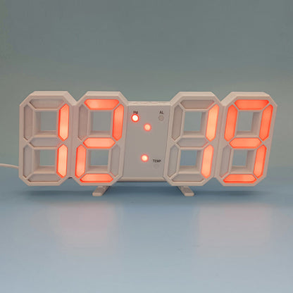 Modern Large LED Wall Clock Display